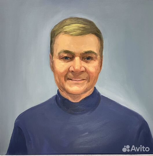 Портрет маслом на холсте