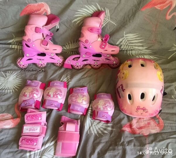 Ролики для девочки Barbie