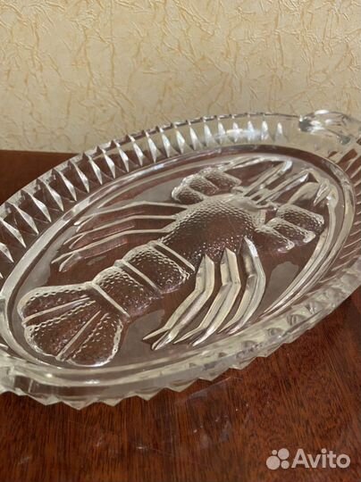Селедница хрустальная СССР