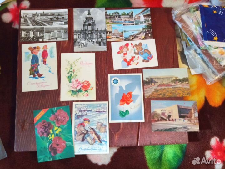 Открытки 60-90 годы