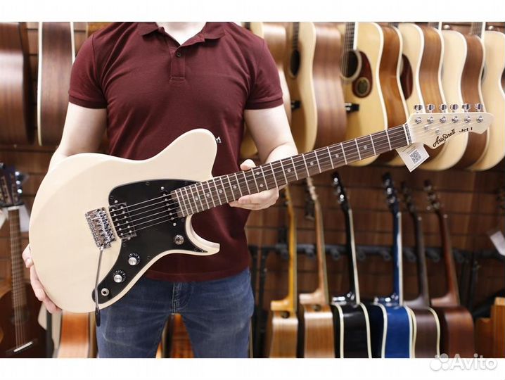 Aria JET-1 SVW - электрогитара, цвет белый