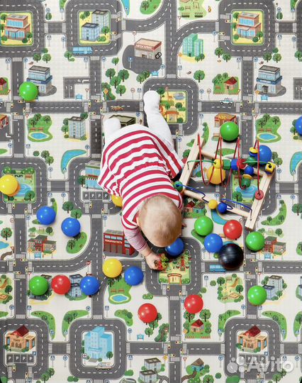 Развивающий коврик для ползания 150х200