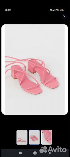 Босоножки женские 37 размер h&m