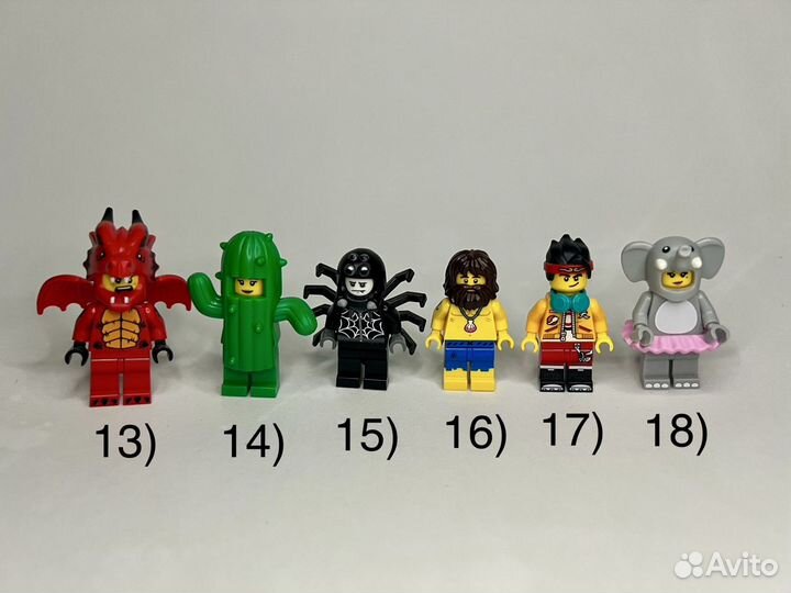 Лего минифигурки lego minifigures оригинал