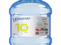 Питьевая лёгкая вода бездейтериевая 19 л 10 ppm