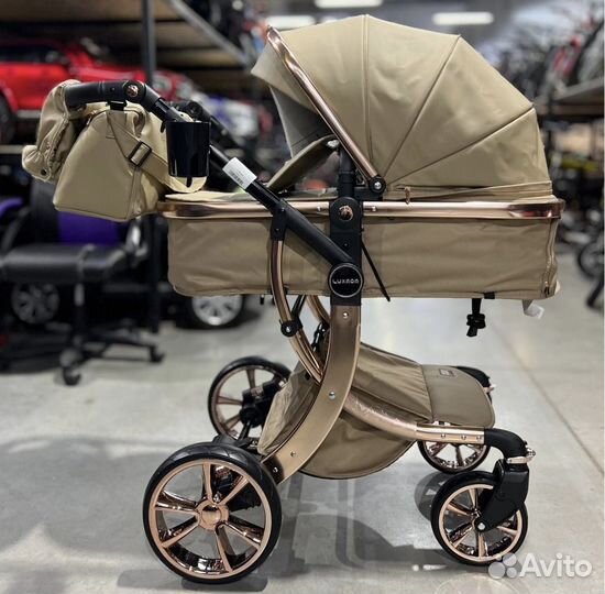 Коляска LuxMom 2 в 1 / экокожа