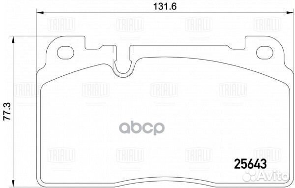 Колодки тормозные audi A6/Q5 08- перед. (в комп