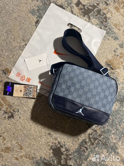 Сумка Nike Jordan Monogram Shoulder Bag Blue