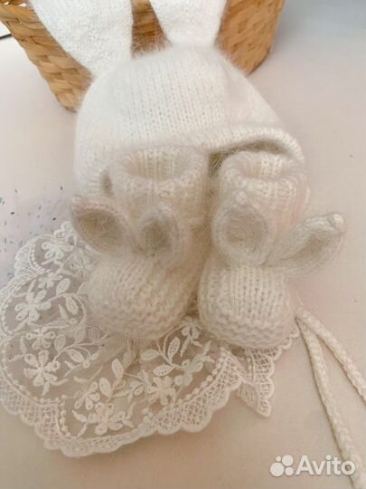 Шапочка детская с ушками