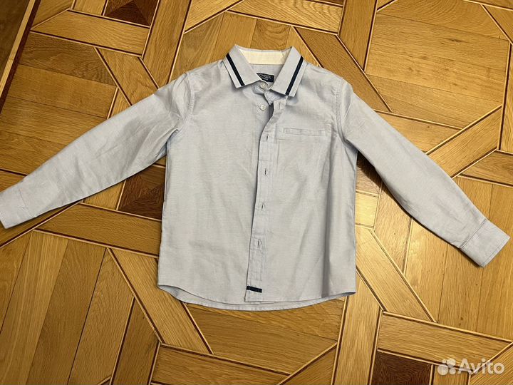 Школьный костюм д/мальчика 128 hm синий+2рубашки