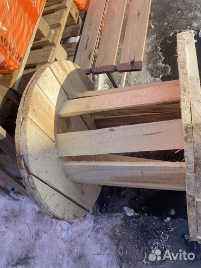 Катушка от кабеля деревянная