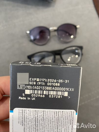 Линзы контактные -4