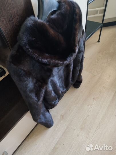 Шубка бомбер норковая