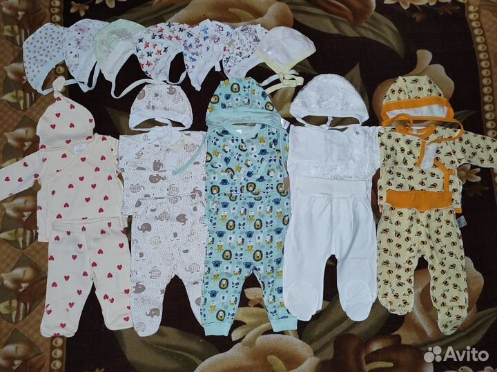 Вещи для новорожденного от 0 до 3 мес