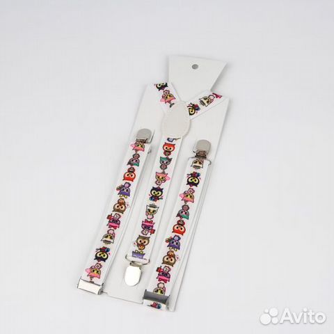 Подтяжки взрослые, ширина - 2,5 см