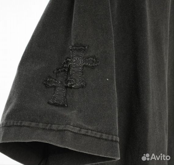 Черная футболка оверсайз