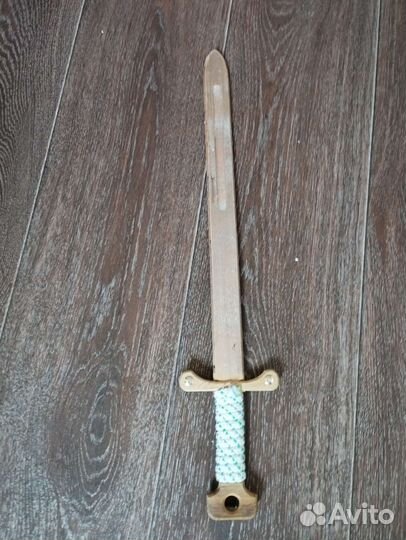 Деревянный меч игрушечный, тренировочный