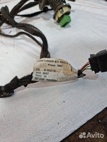 Проводка задней левой двери Citroen C4 B7