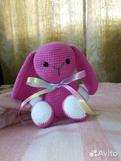 Зайчик обнимашка, ручная работа