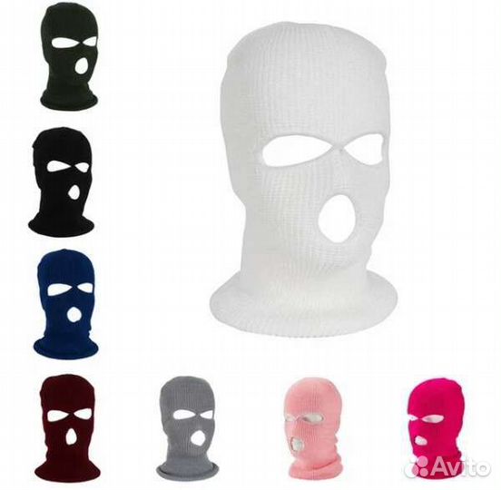 Балаклава с тремя отверстиями