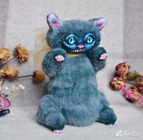 Чеширский кот авторская кукла