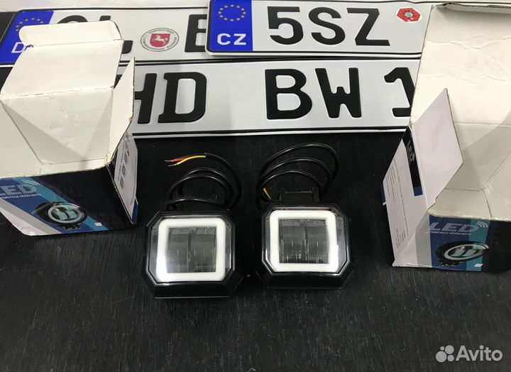 Светодиодные противотуманные фары 20 Вт (6500К)