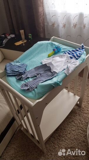 Кроватка трансформер Ellipse,матрасики,наматрасник