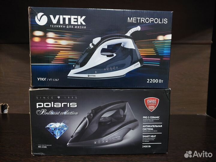 Утюг Vitek VT-1267, Polaris PIR-2430K