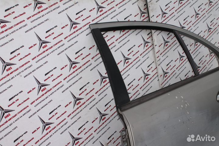 Дверь мерседес w211 задняя левая золотистая