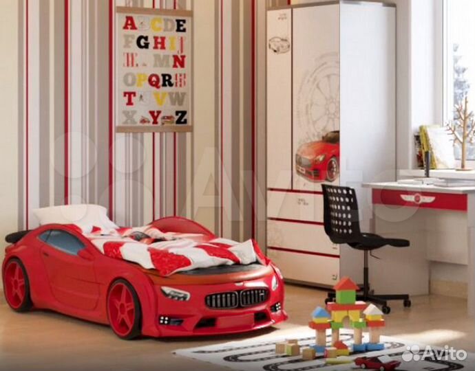 Кровать машина Детская мебель