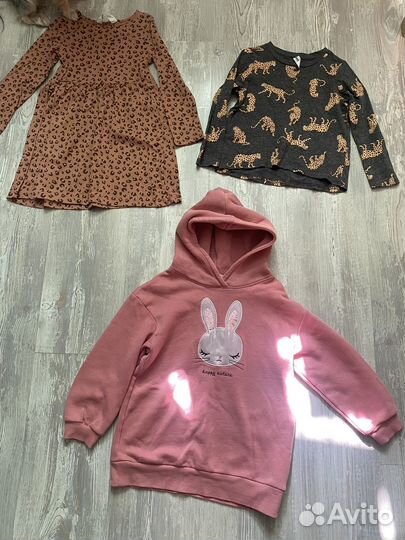 Пакет вещей для девочки 110 116