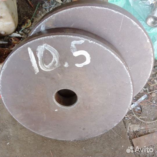 Блины для штанги 10,5 кг