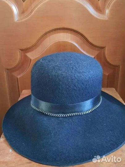 Шляпа женская фетровая