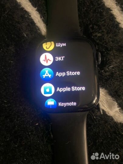 Часы apple watch 7 45 mm черные