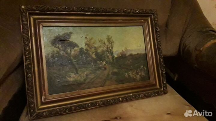 Картина маслом на холсте бу