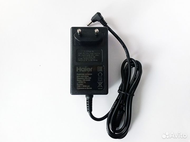 Зарядка для ноутбука Haier: адаптер 12V 2A HA-122