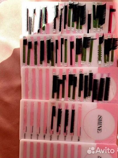 Ресницы для наращивания и материалы