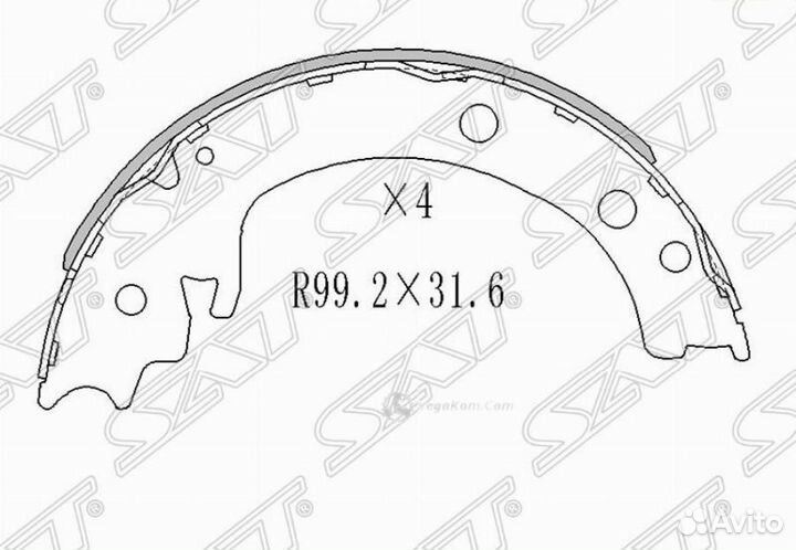 Колодки задние Suzuki Grand Vitara ST5460077K00