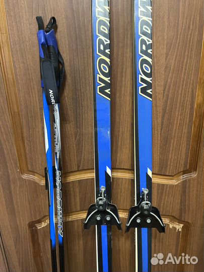 Лыжи и палки nordway 180 см