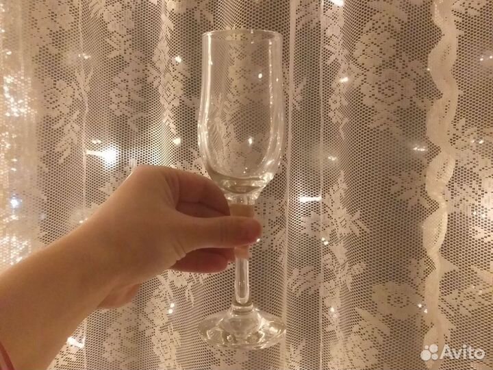 Бокалы под шампанское,6 шт 8 марта