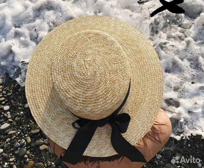 Шляпа плетёная