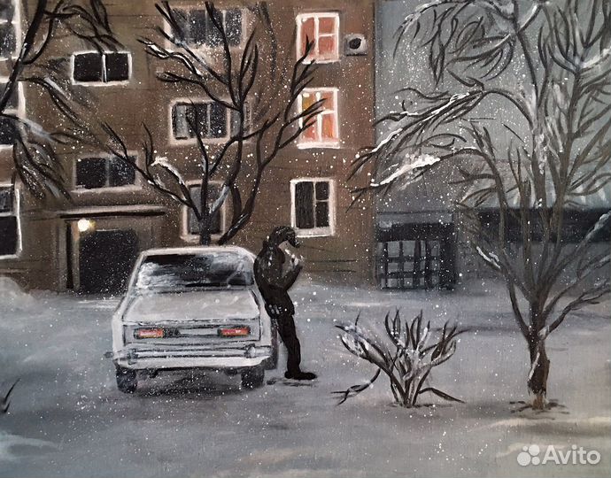 Картина маслом на холсте