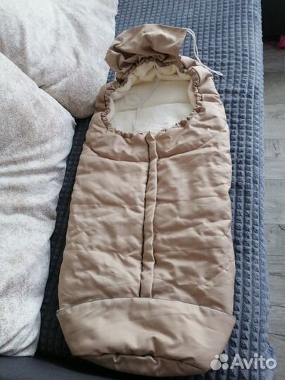 Зимний конверт в коляску до 3 лет