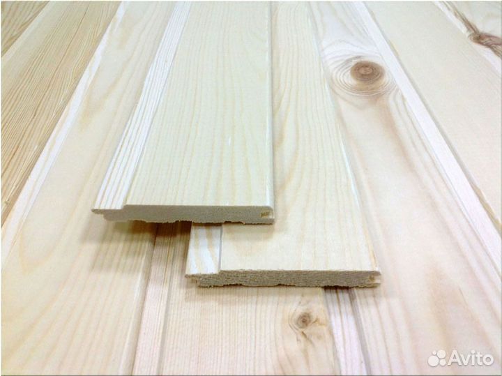 Евровагонка осиновая для бытовок 12,5х96х97