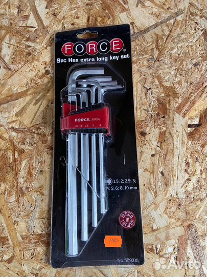 Набор длинных Г-образных шестигранников Force