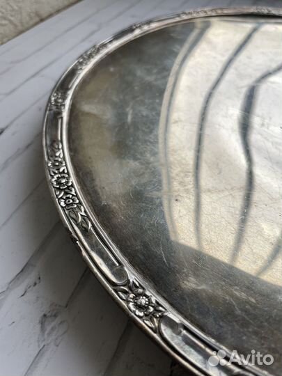 Тарелки, подносы, фруктоаницы серебрение