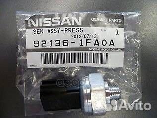 Датчик давления кондиционера 921361FA0A nissan