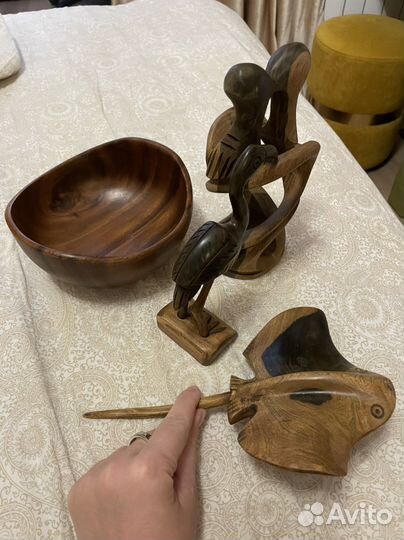 Деревянные статуэтки из Доминиканы