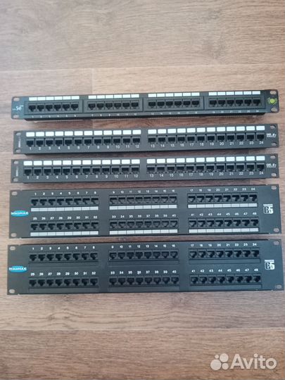 Патч панели 24/48 б/у