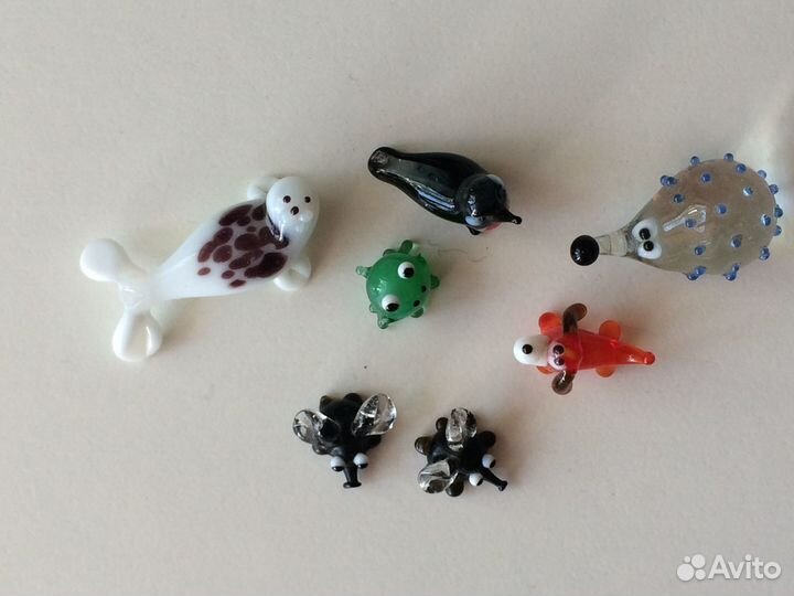 Стеклянные фигурки